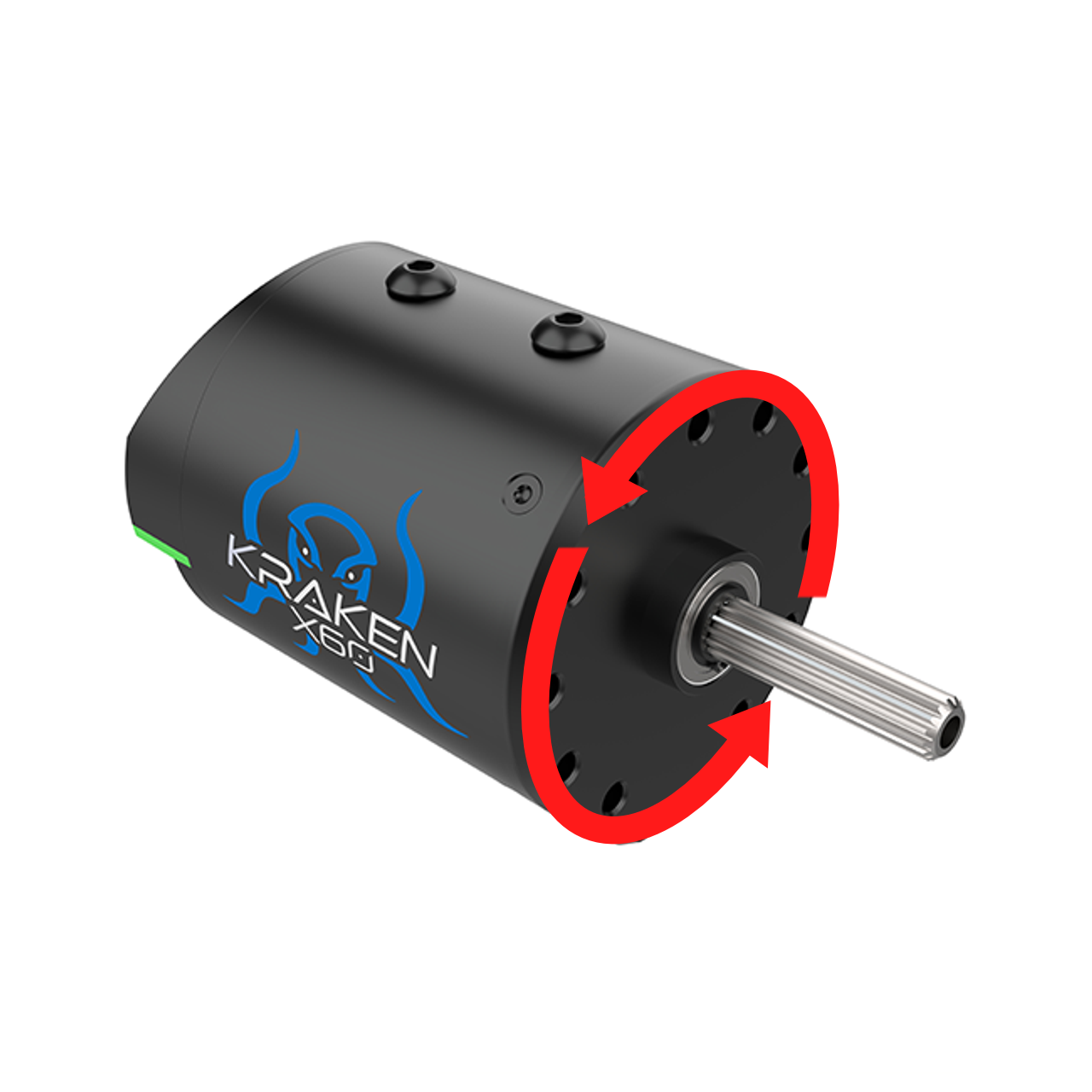 Counter Clockwise can be found by tracing the motor mount holes from right to left